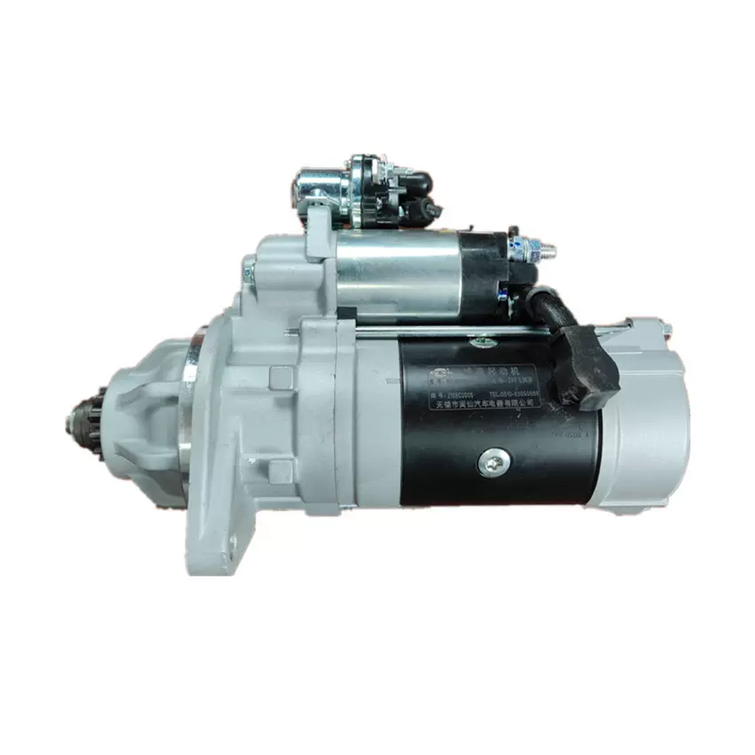 一汽锡柴6110/125柴油机用起动机马达总成件号3708010A017-DG1A