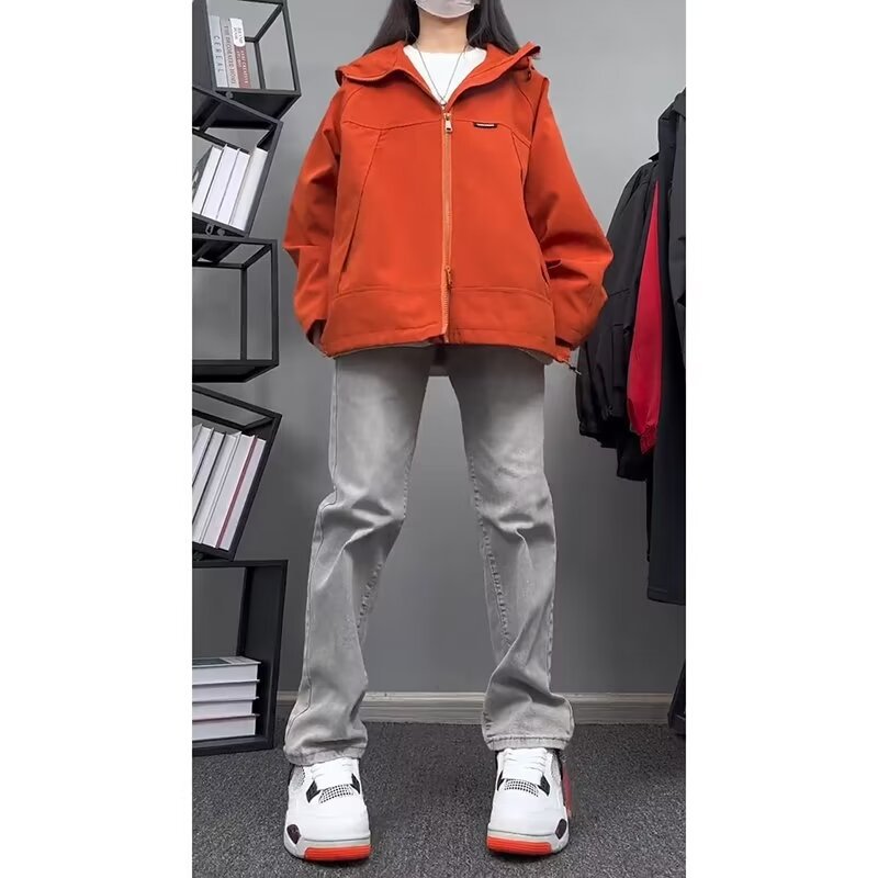 Vaqueros rectos estadounidenses para hombres 2024 otoño e invierno nuevo estilo High Street pantalones casuales sueltos de todo fósforo pantalones para niños