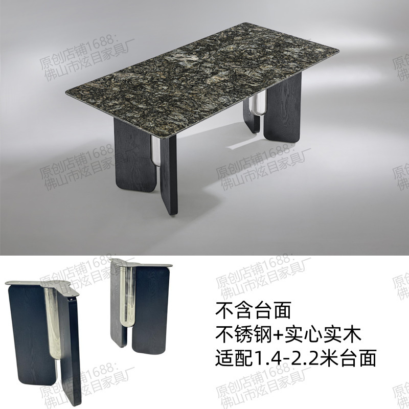 家庭用大理石のダイニングテーブル脚サポートフレームライト高級ステンレス鋼テーブル脚テーブル脚テーブルフレーム正方形ダイニングテーブルベースブラケット|undefined