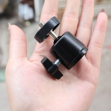 批发三脚架摄影配件万向热靴小云台直播灯架Q29金属云台相机