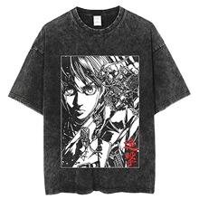 Hot Selling New Vintage Washed T-shirt Oversized Men's Top A