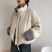 韩版羽绒棉服女2025新款冬宽松加厚棉衣洋气面包服短款小个子外套
