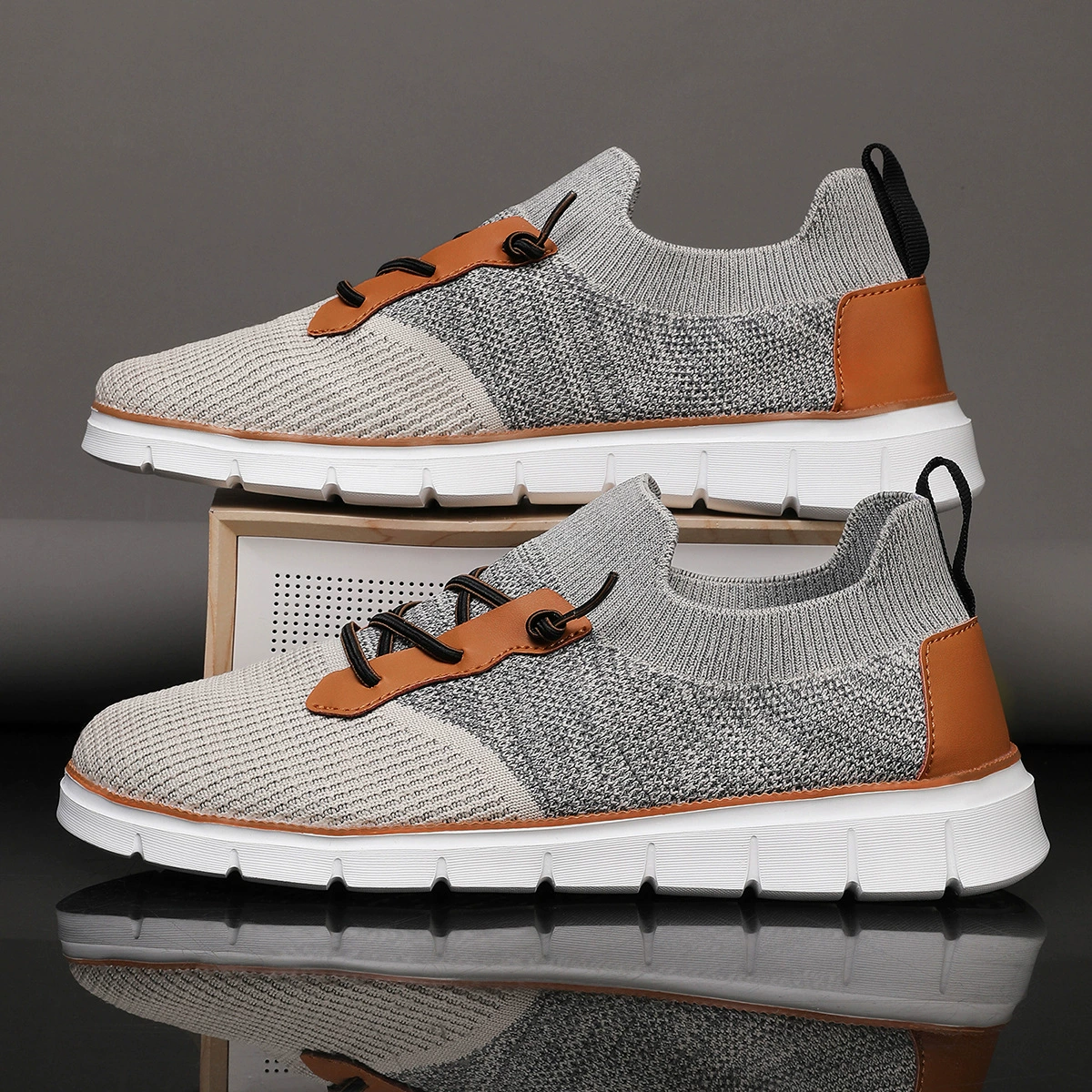 Мужская летняя удобная дышащая повседневная обувь большого размера мягкая эластичная сетка обувь мужская легкая спортивная обувь на открытом воздухе