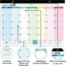 跨境挂历18张月历挂墙式英文挂历2026年挂历亚马逊跨境月✅桌面