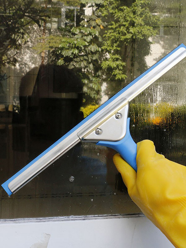 Glass Scraper Window Cleaner Household Window Cleaning Brush Dining Table Bathroom Wiper Floor Scraper Telescopic Rod Glass Scraper