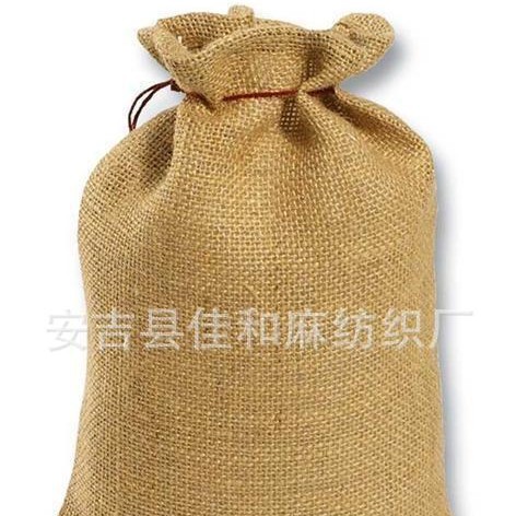 厂家现货麻布袋各种规格黄麻袋束口麻袋米袋包装礼品收纳麻布袋