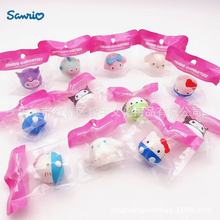 日本Sanrio三丽鸥圆滚滚球型限定款卡通迷你树脂人偶玩偶摆件