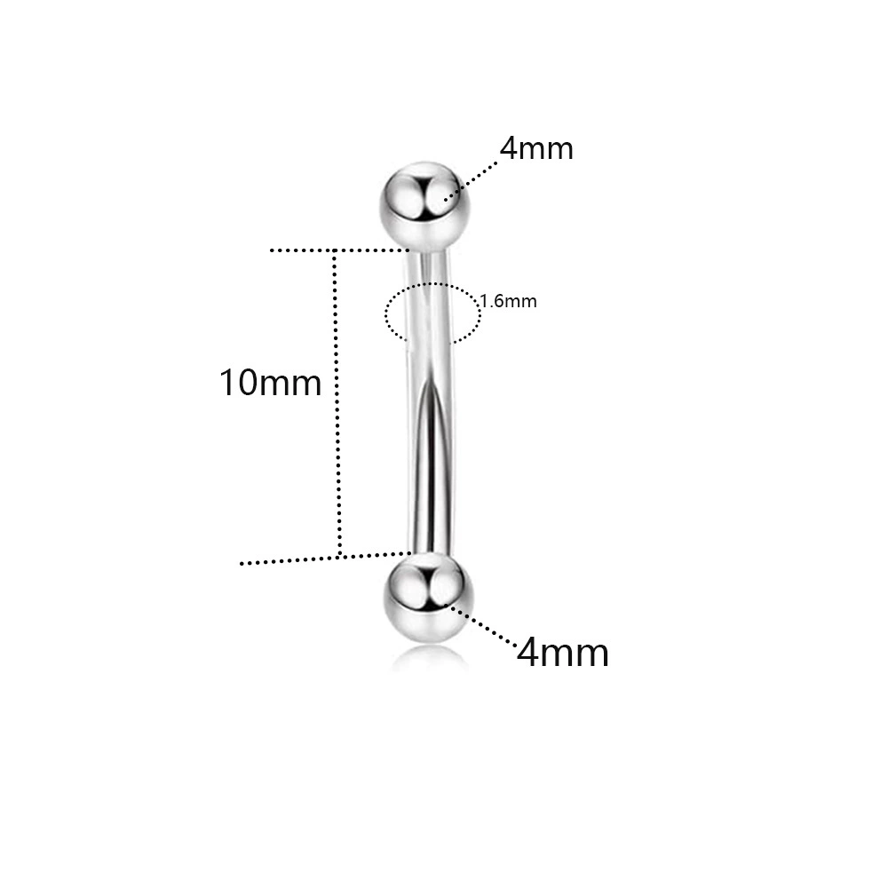Belly button piercing, classic physiological set stainless steel, Amazon, 9 pieces, (Physicals)