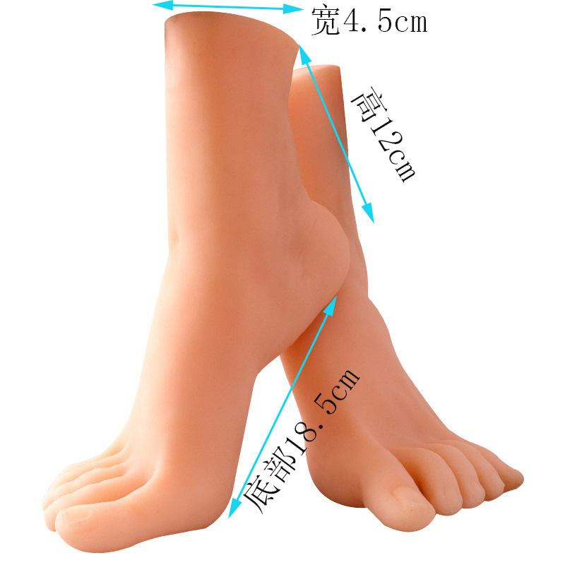 Wholesale jade feet can be inserted into sex toys foot molds with holes on the soles of the feet, aircraft cups, inverted molds, famous devices, male masturbation props