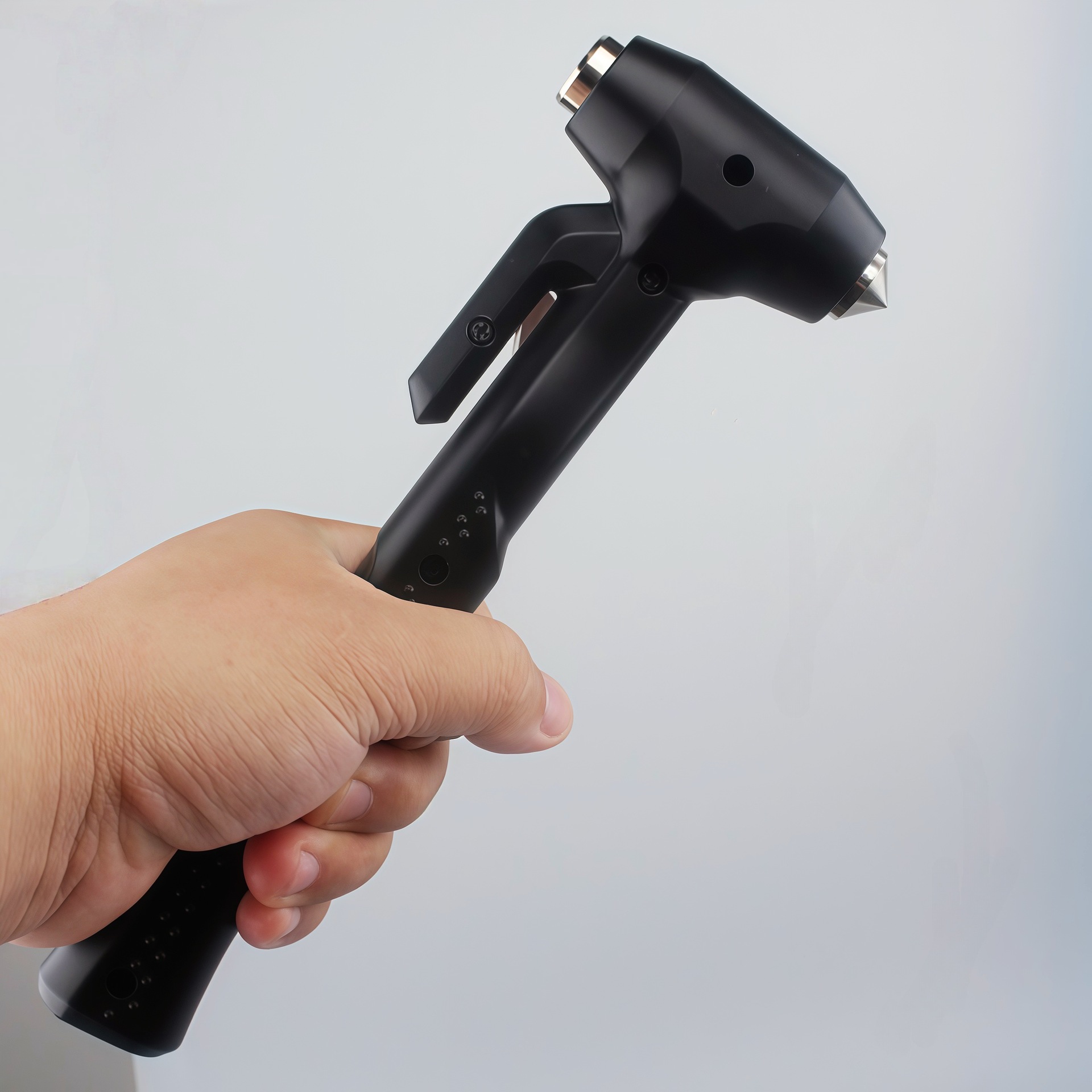 Car-Specific Escape Safety Hammer, Dual-Purpose Emergency Hammer for Breaking Windows and Cutting Seat Belts, with a Pointed and Flat Head