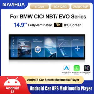 BMW 567 Seriyası X1X5X6 üçün 14.9inch Android 360 Naviqasiya Sistemi