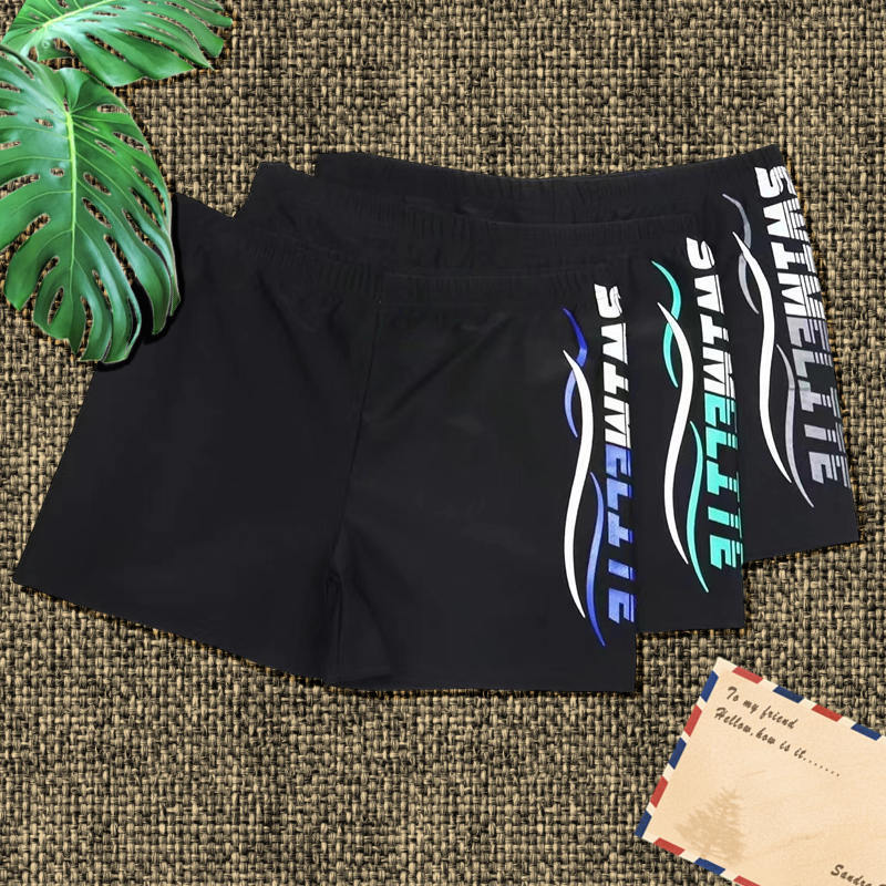 Men's swimming trunks boxer plus size fat guy various colors random fashion Anti-embarrassment new swimming pool three-point swimsuit Men's swimming trunks boxer plus size fat guy various colors random fashion Anti-embarrassment new swimming pool three-point swimsuit