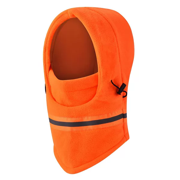 Autumn and Winter Cycling Mask, Night Riding Safety Reflective Strip Hat, Temperature-Locking Outdoor Sports Adjustable Headgear with Reflective Design