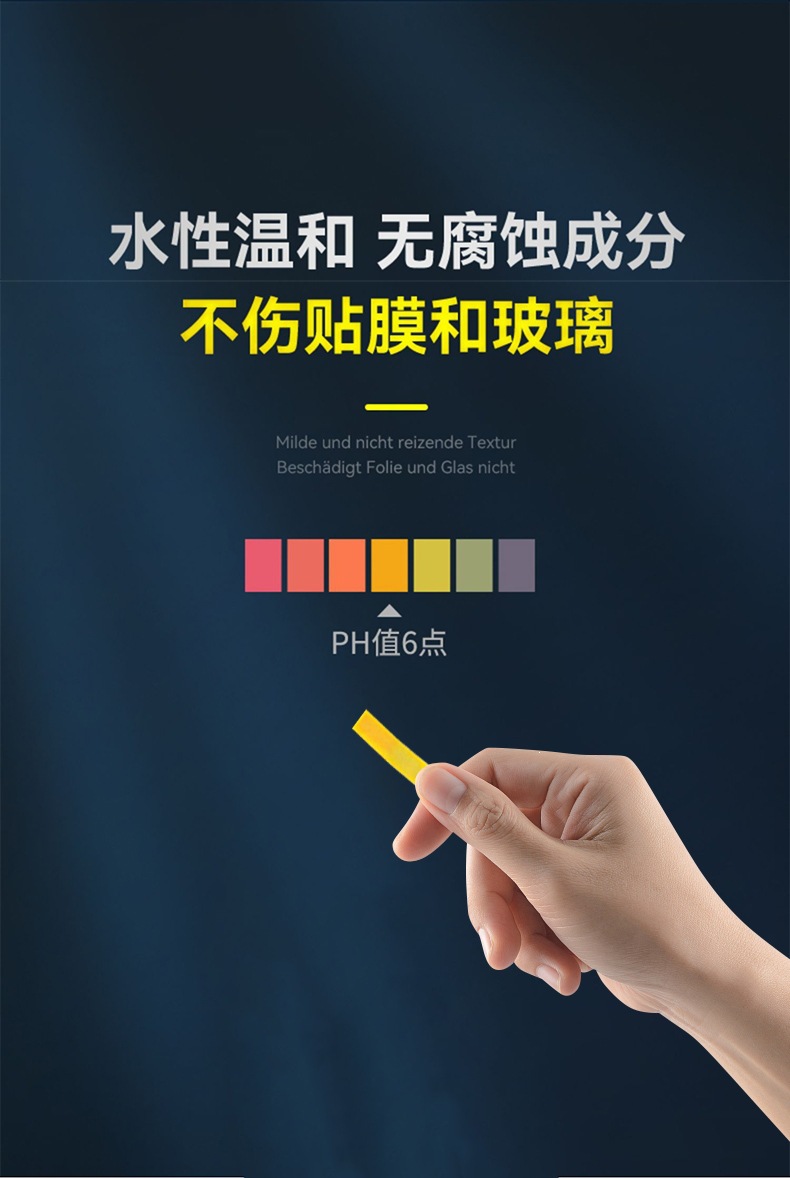 Car windshield anti-rain spray, rearview mirror rainproof anti-fog agent, long-lasting rain film water repellent and oil film remover