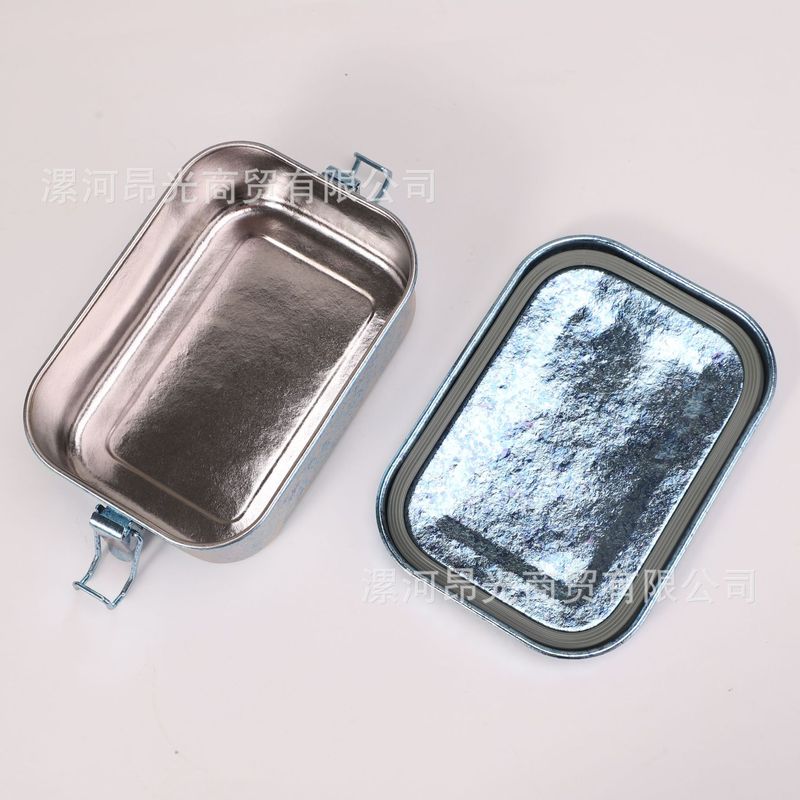 昂光纯钛饭盒学生餐盒便当盒打饭盒便携便当盒户外可明火加热煮饭|undefined
