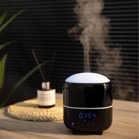 Aromatherapy machine humidifier household Bluetooth speaker clock multifunctional aromatherapy machine colorful atmosphere lamp humidifier office