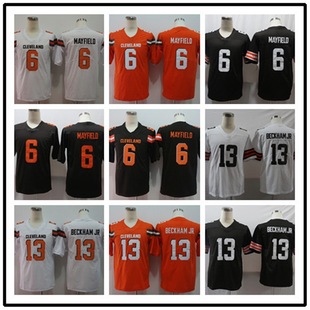 American football uniform Brown team Brown13#BECKHAM JR 6#MAYFIELD legendary second generation jersey