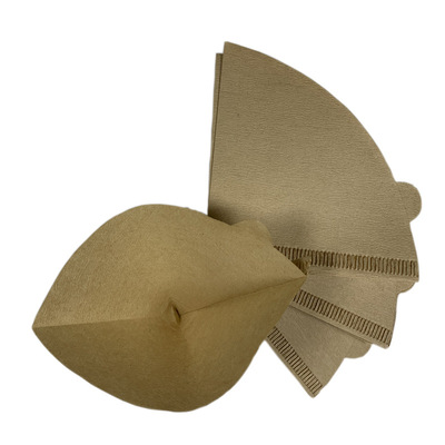 New with ears 100 Coffee filter sheet V01 cone 1-2 Population filter paper V60 coffee Filter bowl
