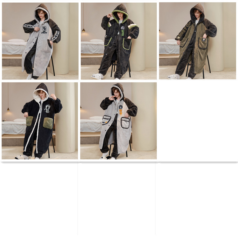 2025 pijamas de invierno de coral de vello de coral de tamaño grande juvenil 200 kg abrigo