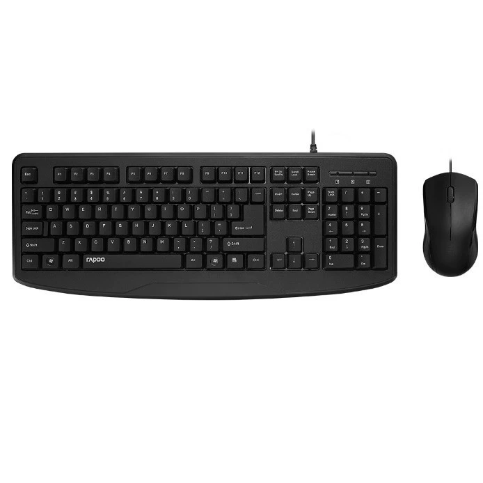 Rapoo NX1720 проводной игровой офисный набор клавиатуры, компьютерная клавиатура и мышь, набор для настольного компьютера, дома