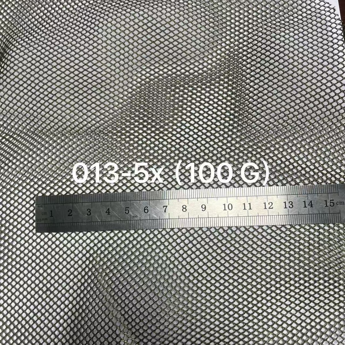 现货棱形孔网眼布，箱包，口袋用013-5X军绿，黑色100g