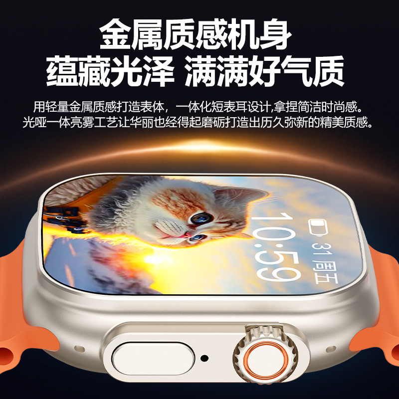 越境180度回転隠しカメラ撮影スマートウォッチ5GプラグインカードフルネットコムスマートウォッチB31|undefined