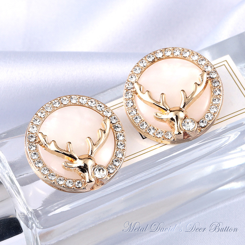Metal small fragrant style high-end coat button button high-end cashmere sweater women's exquisite clothes coat button wholesale