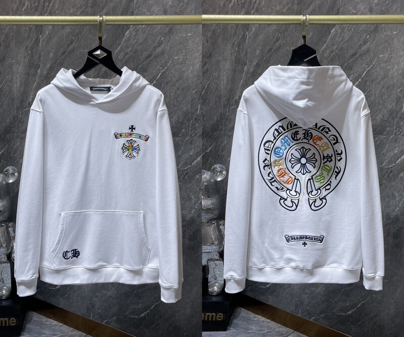 25ss正确版Chrome Hearts 克罗伈十字架连帽卫衣百搭潮流时尚批发|undefined
