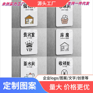 Acrylic storage room tool room warehouse signage cleaning room doorplate special hotel cloth grass room signage public
