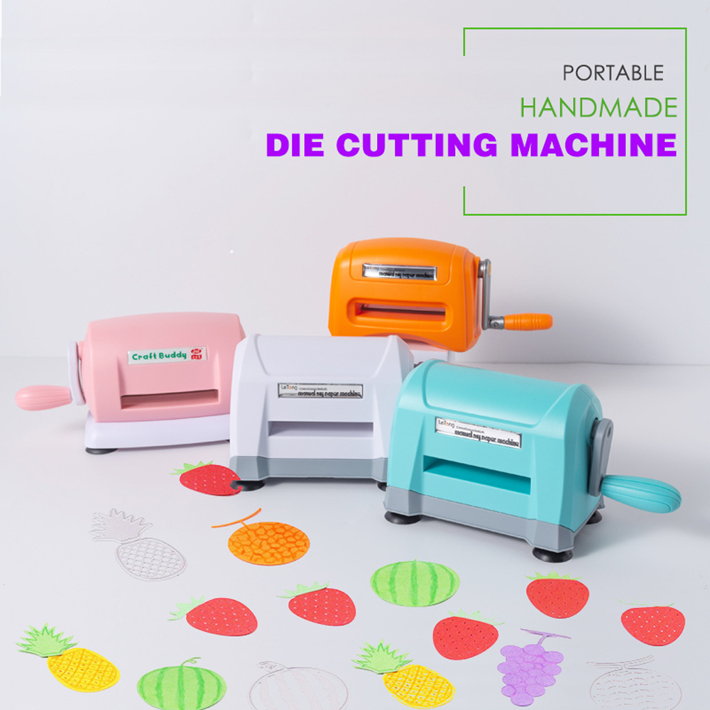 Cross-Border Manual Crinkle Paper Craft Machine Cutting Template Carbon Steel Die-Cutting Machine DIY Handmade Creative Toys A6 Planner