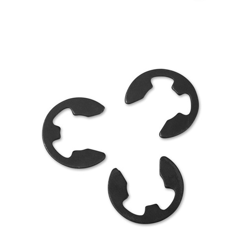 Manufacturer supplies manganese steel E-type open retaining ring E-type black shaft circlip E-type circlip buckle￠1.5-￠15