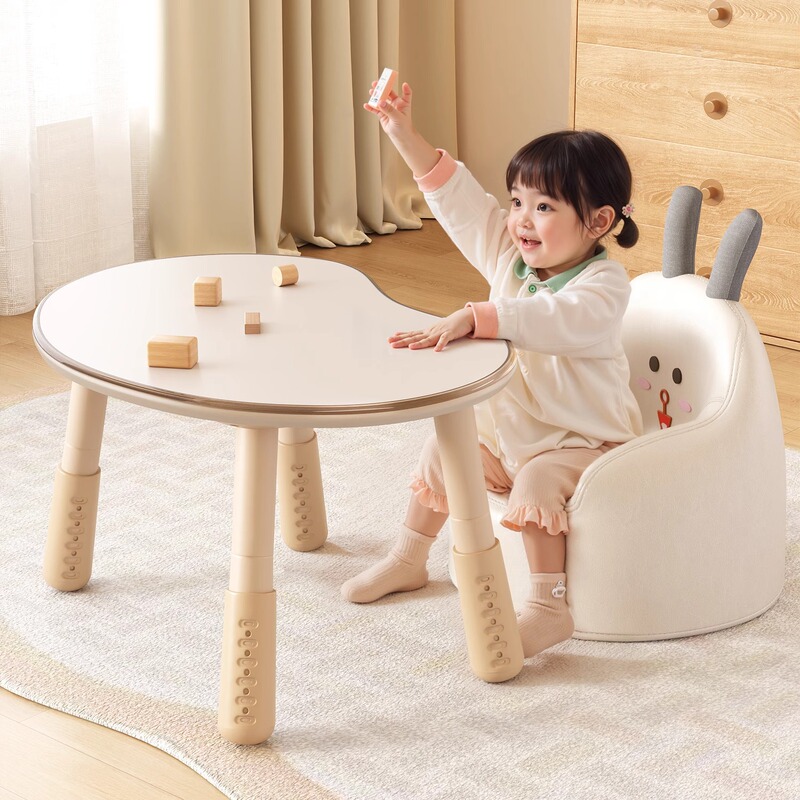 Peanut Table Student Study Desk Handmade Toy Desk Adjustable Study Table and Chair Set Desk Peanut Table Student Study Desk Handmade Toy Desk Adjustable Study Table and Chair Set Desk