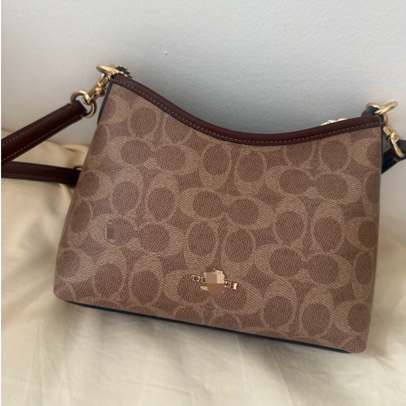 Koujia's New Laurel19 Mini Hobo Bag with Classic Carriage Print, Handbag, Shoulder Bag, Crossbody Bag, Underarm Bag for Women Koujia's New Laurel19 Mini Hobo Bag with Classic Carriage Print, Handbag, Shoulder Bag, Crossbody Bag, Underarm Bag for Women