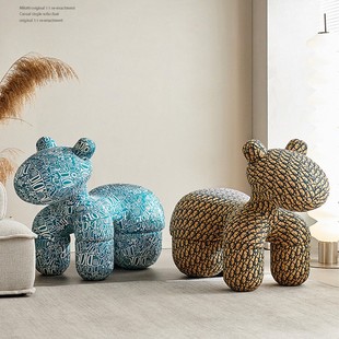 Pony Chair Internet Celebrity Animal Seat Home Living Room Floor Decoration Housewarming Gift Cartoon Creative Children's Sofa