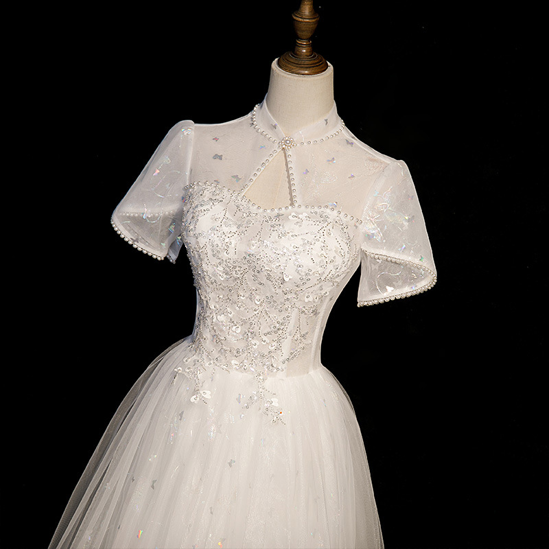 Evening Dress for Women 2025 New Banquet Performance Accessible Luxury Niche Classy Host Student Art Exam Adult Ceremony White