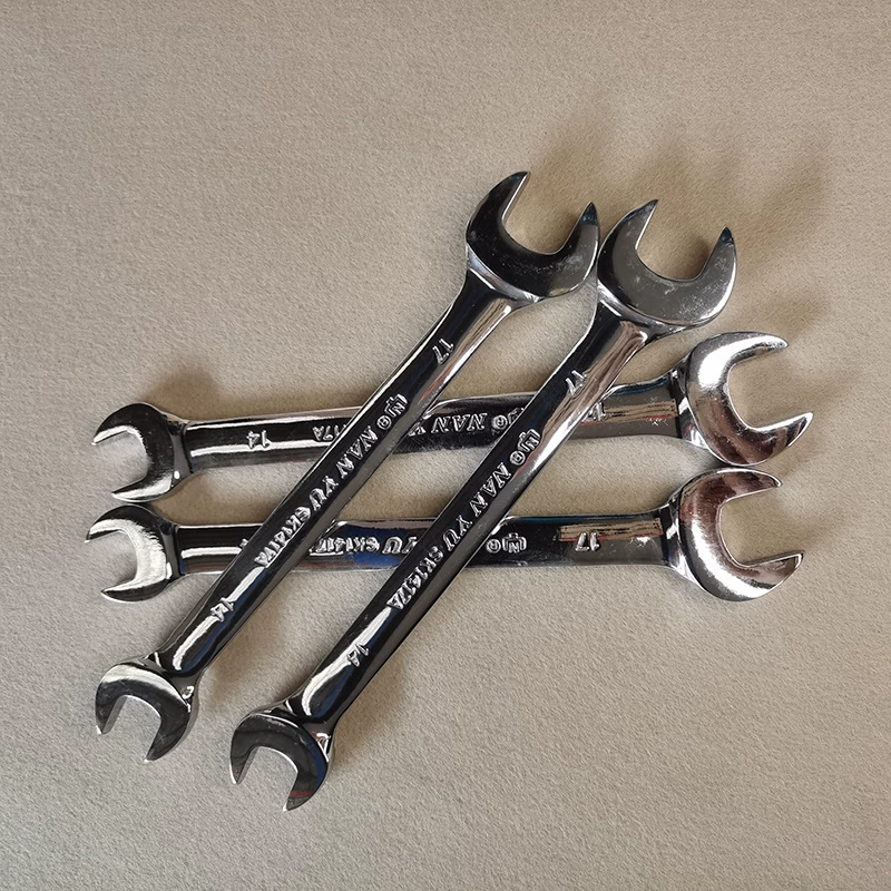 Wrench, set, European style, mirror effect