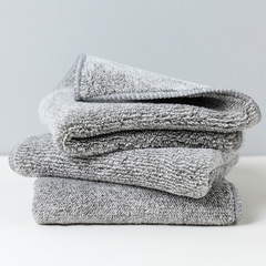 Bamboo charcoal fiber thickened absorbent rag, lint-free, oil-free kitchen cleaning bamboo fiber oil-removing dish towel for home use