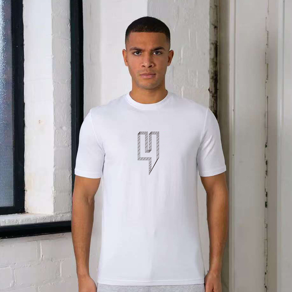 Trendy Men's 4-Pack Short-Sleeved T-Shirts Pure Cotton Loose Base Tops for Sports & Outdoor_desvips.com