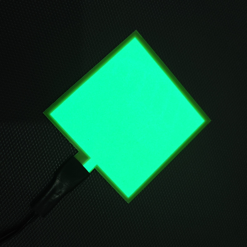 Panel LED Cold – Other Cold light sheet - 5cm5cm-green-with-battery-box-battery-not-included