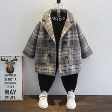 男童外套秋冬2025新款童装男孩宝宝冬装儿童冬款呢子冬季毛呢大衣