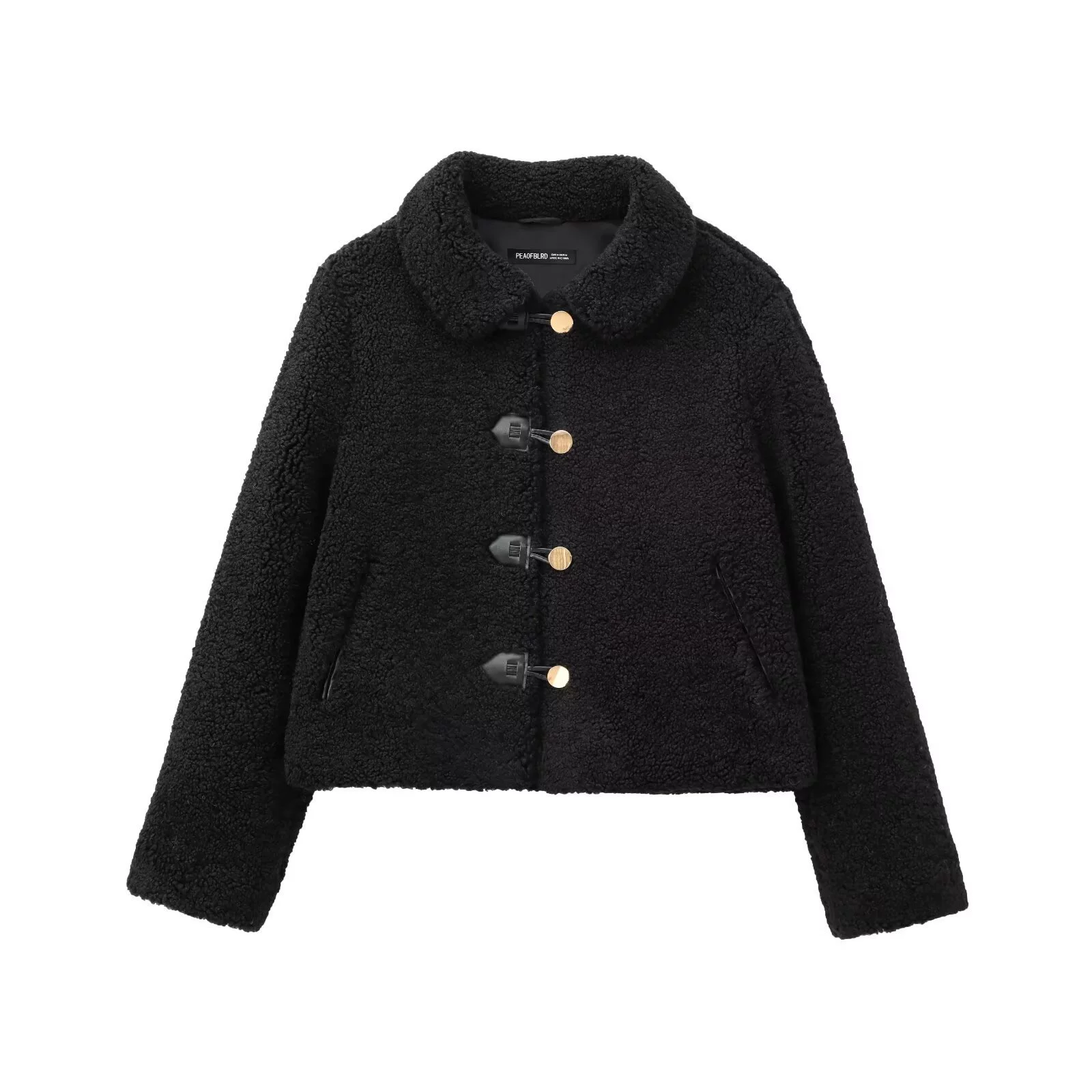 (Cross-border trading), fashionable velvet short long-sleeve, coat, European style, city style