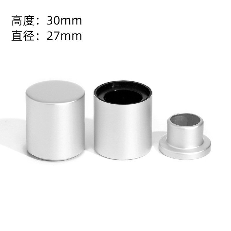 玻璃香水瓶磁吸盖批发透明香水瓶子裸瓶高级感香水空瓶化妆品盖子|undefined