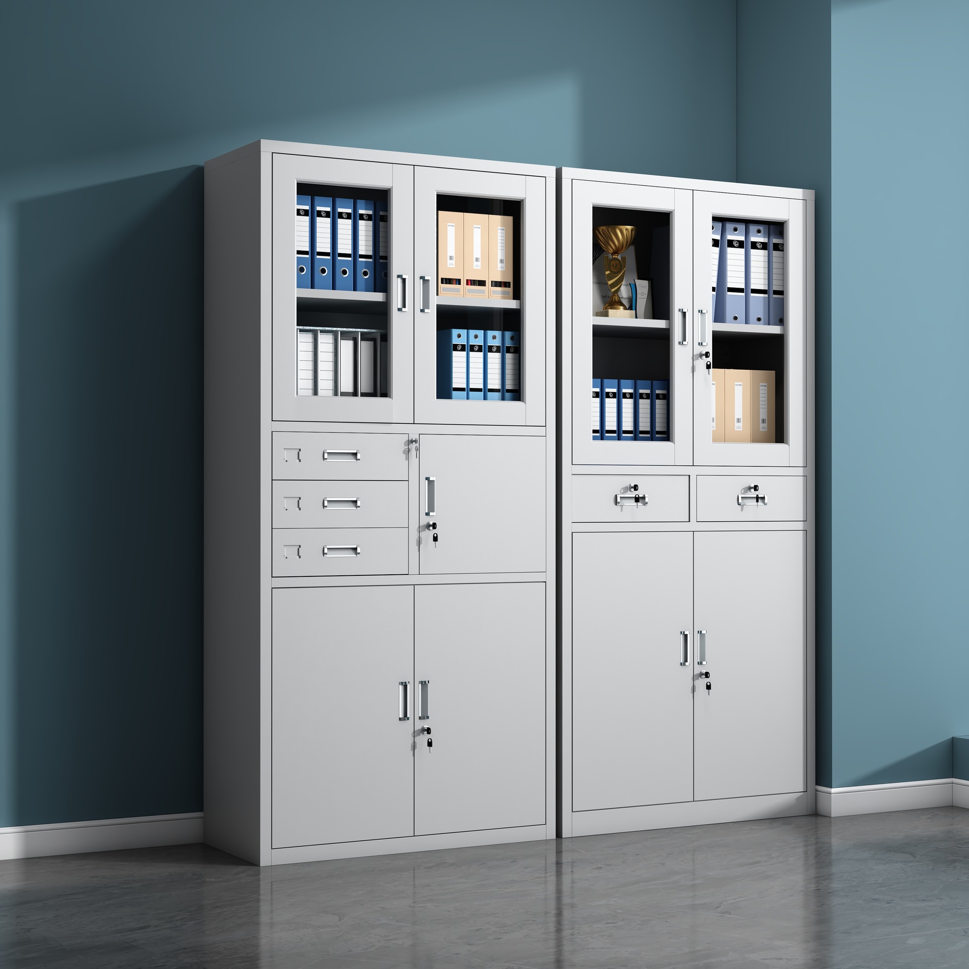 Sanjian oficina gabinete de hierro gabinete de archivo con cerradura de acero armario bajo gabinete de almacenamiento de materiales del gabinete