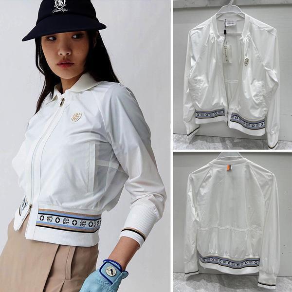 Korean Original Golf Clothing for Women, Spring, Summer, and Autumn Golf Women's Round-Neck Jacket Thin Coat Korean Original Golf Clothing for Women, Spring, Summer, and Autumn Golf Women's Round-Neck Jacket Thin Coat