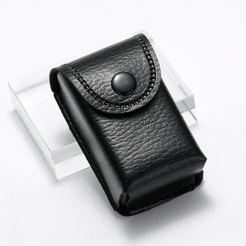 New Brown Leather Folding Glasses Box Leather Reading Glasses Box Folding Glasses Packaging Box Black Wholesale