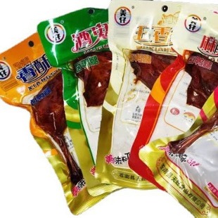 Meizi Big Duck Legs 100g Spicy Spicy Salt Baked Braised Crispy Duck Meat Delicatessen Whole Box Snacks