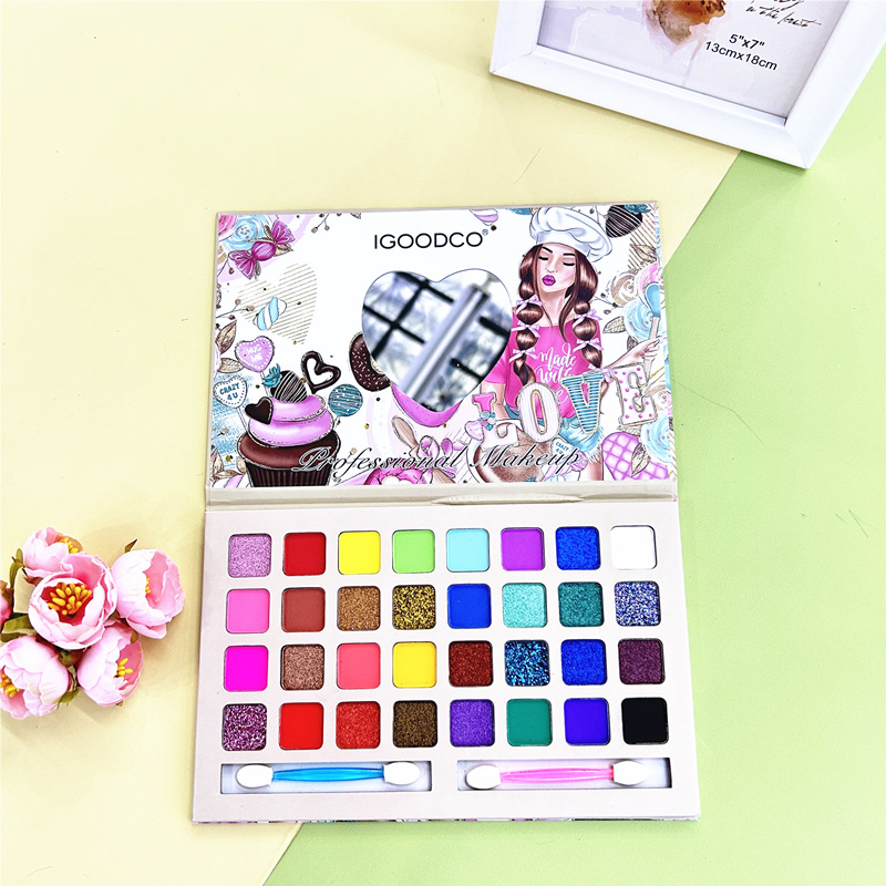 Casual Sweet Multicolor Human Cartoon Donuts Paper Eye Shadow 1 Piece display picture 2