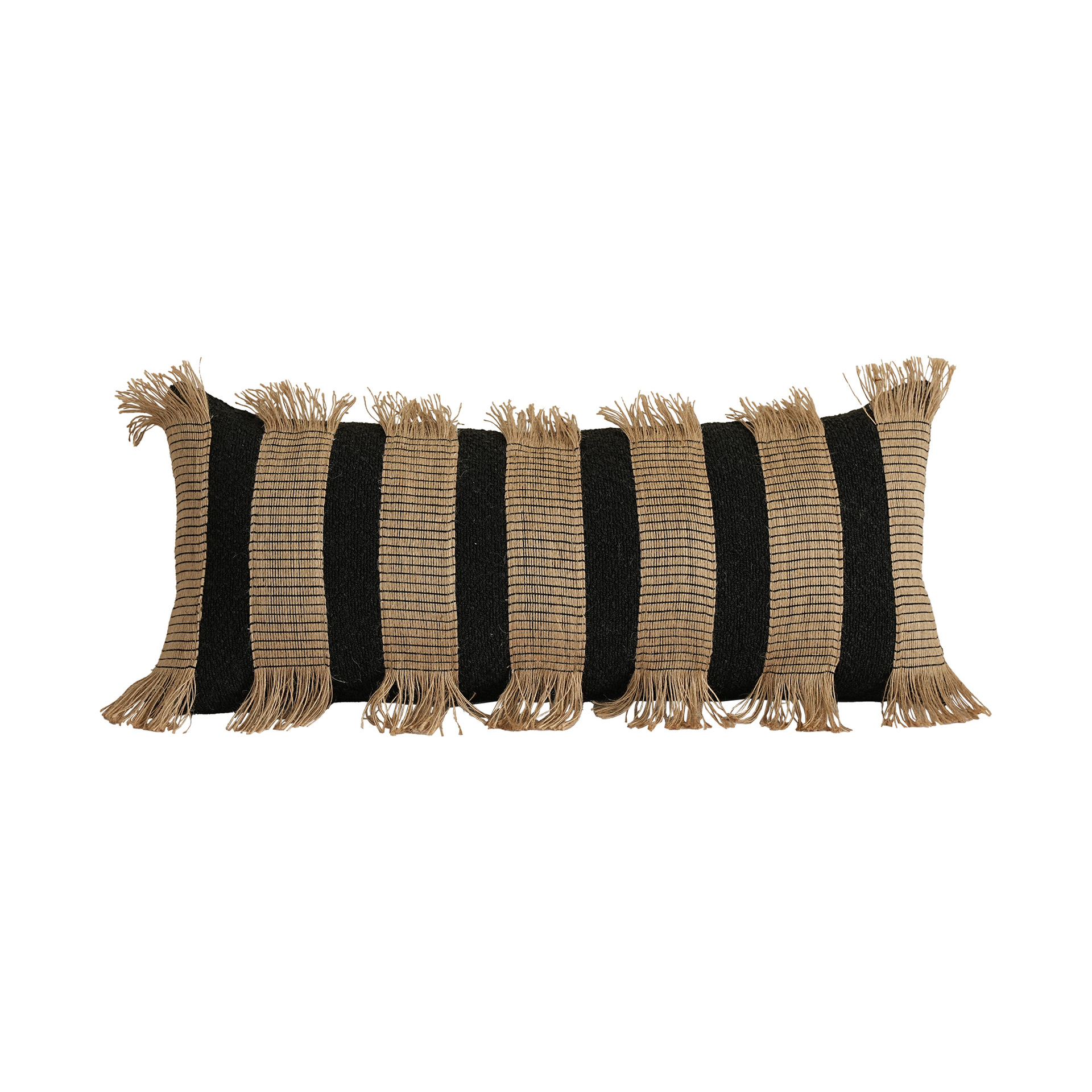 Cojín Decorativo de Cuerda Cáñamo Tejido a Mano, Decorativo para Sofá y Sala de Estar