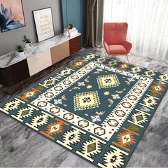 レトロなモロッコの客間のじゅうたんのソファーのお茶の数のじゅうたんの民族風の寝室の部屋のベッドの上で家庭用の大面積は代行します。