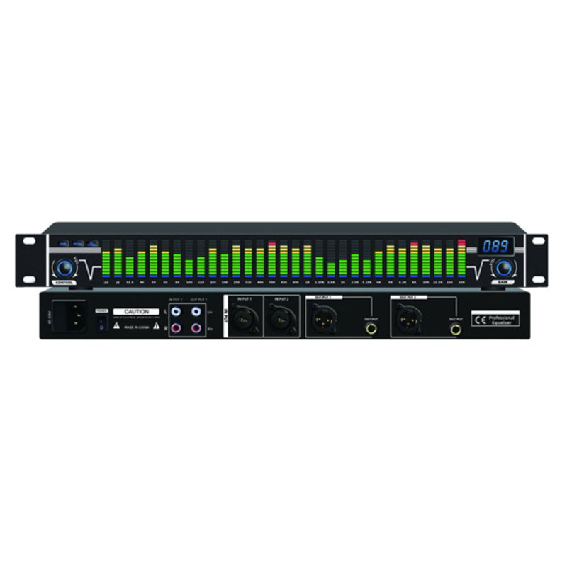 Ecualizador de Audio Digital DSP de 31 Bandas Reducción de Ruido Digital para Audio Doméstico